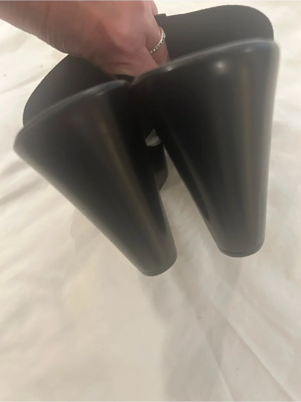 NEW Black Italian Platform Sandal